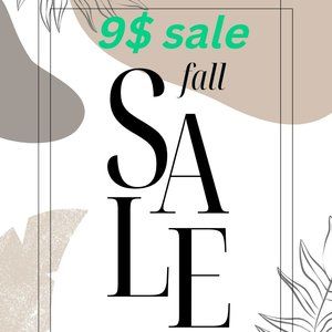 9$ SALE (more items to come)